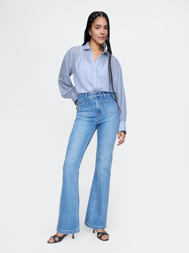 Gap Oversized Sheer Shirt