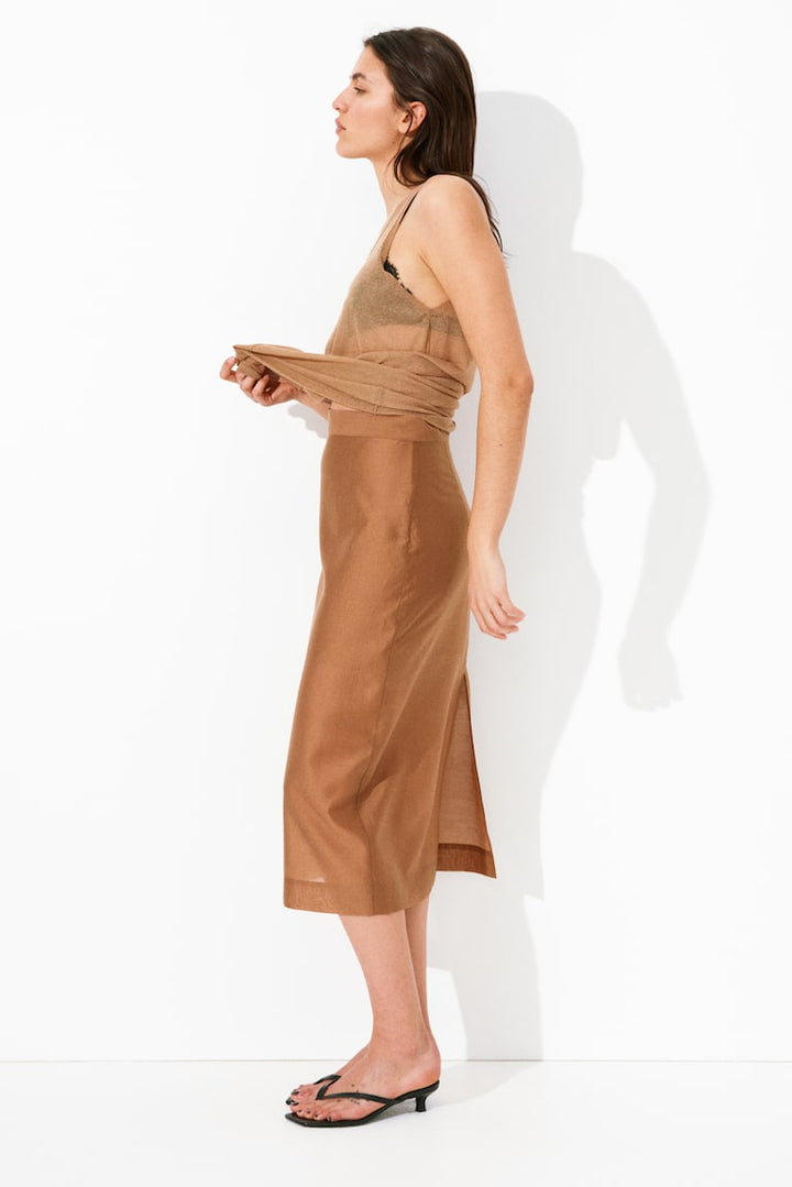 H&M Lyocell-Blend Pencil Skirt