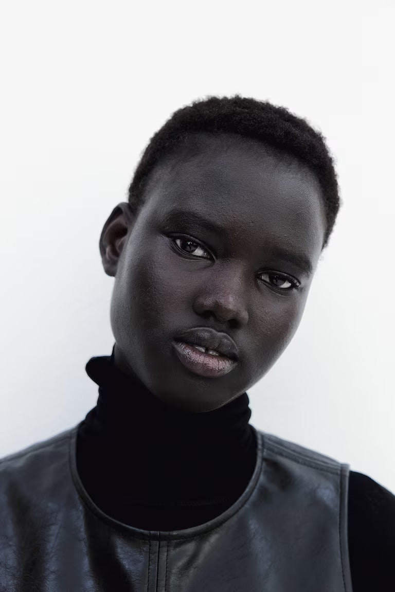 H&M Coated Mini Dress