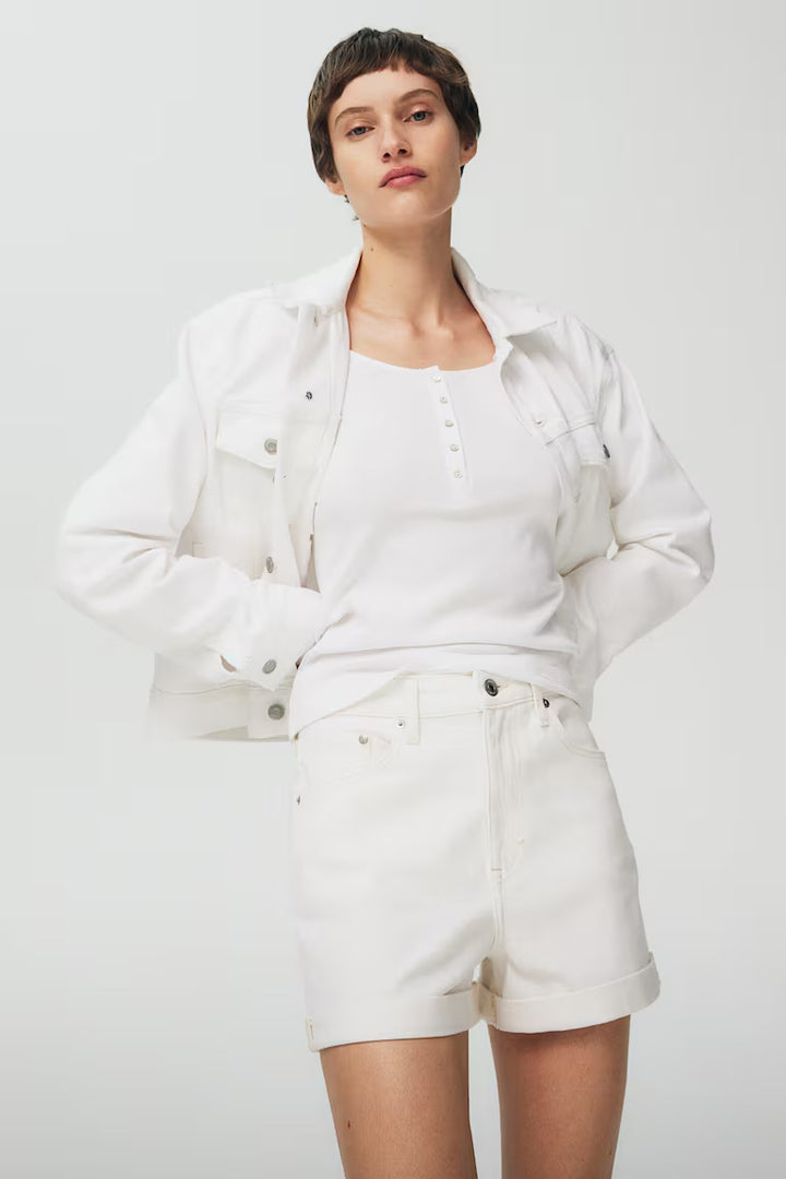 H&M MOM ULTRA HIGH DENIM SHORTS