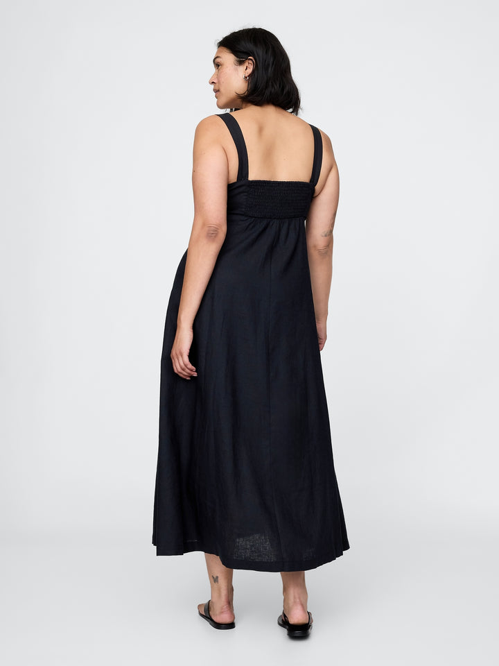 Gap Linen-Blend Maxi Dress