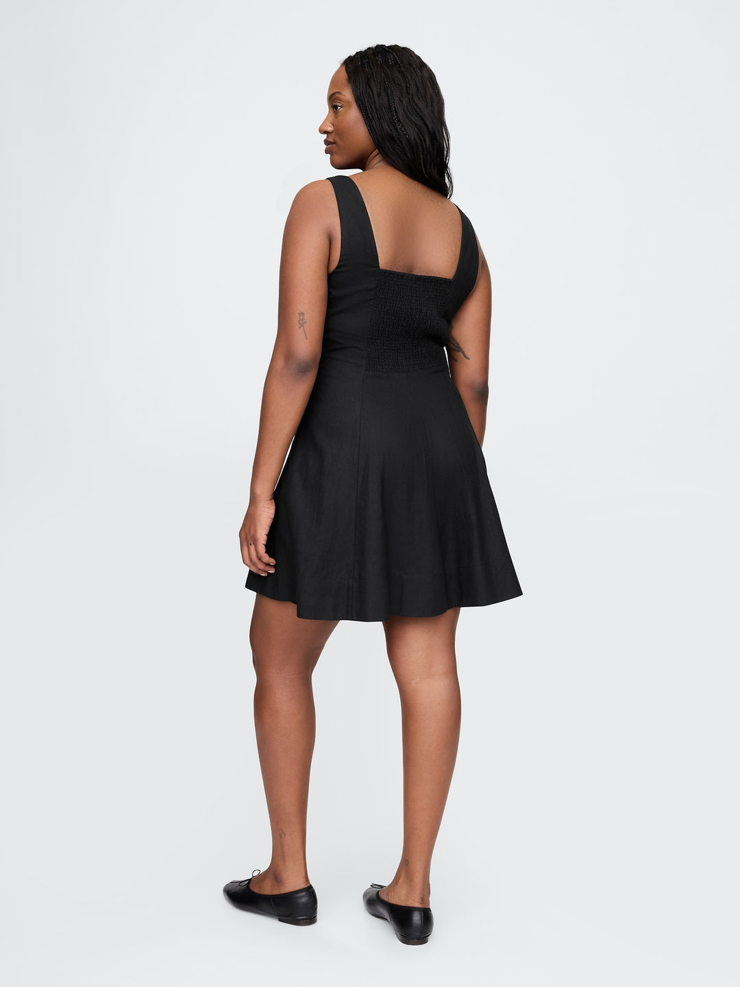 Gap Linen-Blend Mini Dress