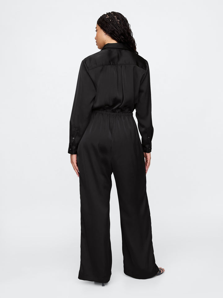 Gap Recycled Satin Jumpsuit