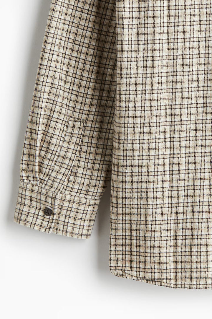 H&M Loose-Fit Flannel Shirt