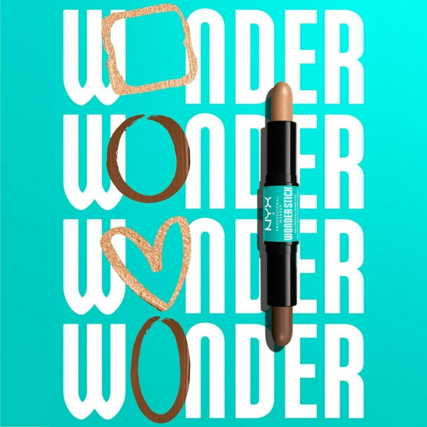 NYX PROFESSIONAL MAKEUP, Wonder Stick, Dual-Ended Stick, Contour And Highlight - DEEP, Dual-Ended Contour and Highlight Stick