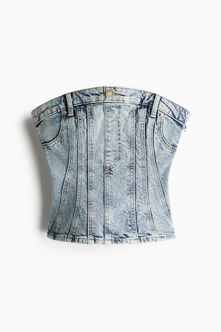 H&M Denim Bustier