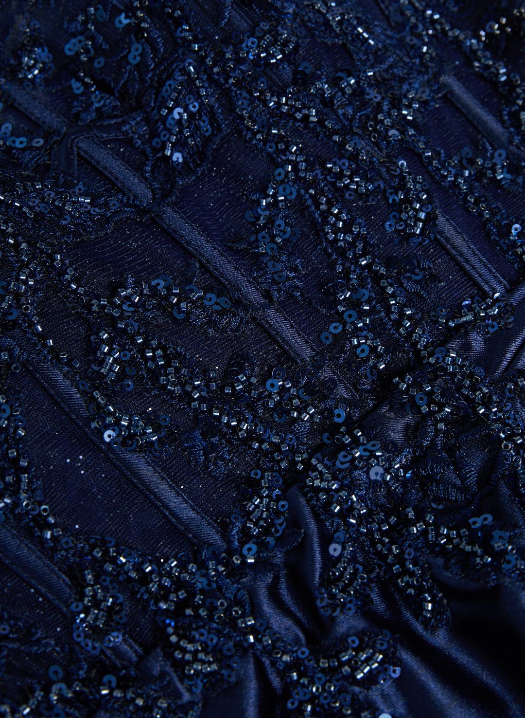 LAURA Satin & Sequin Dress