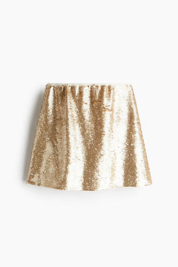 H&M SEQUINED MINI SKIRT