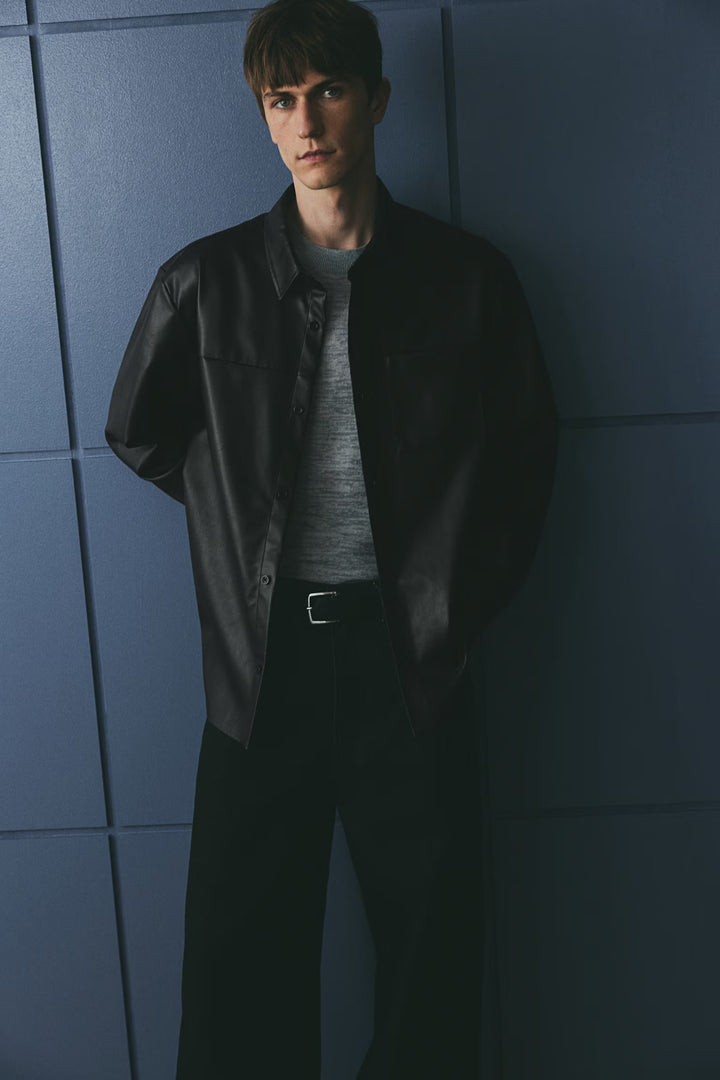 Regular-Fit Coated Shirt