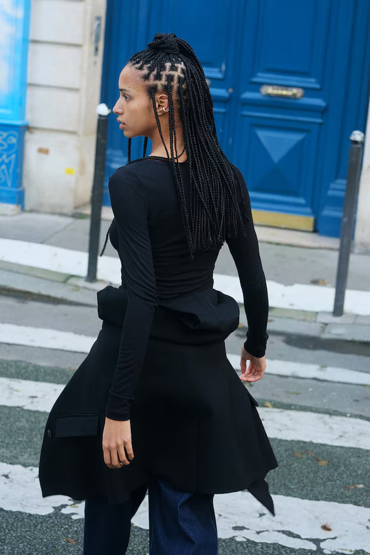 H&M RIBBED TOP