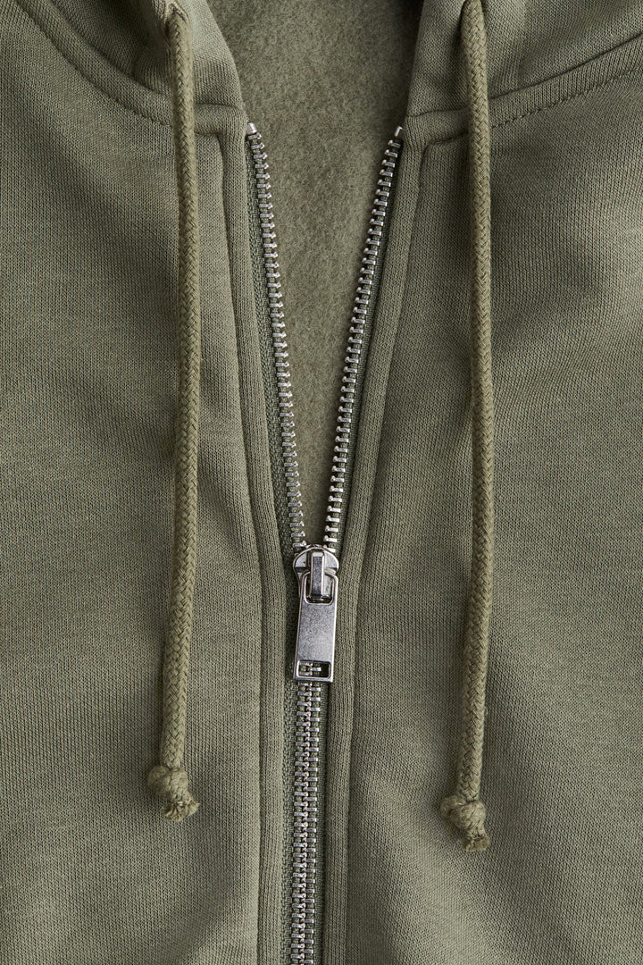 H&M Short Hooded Sweatshirt Jacket