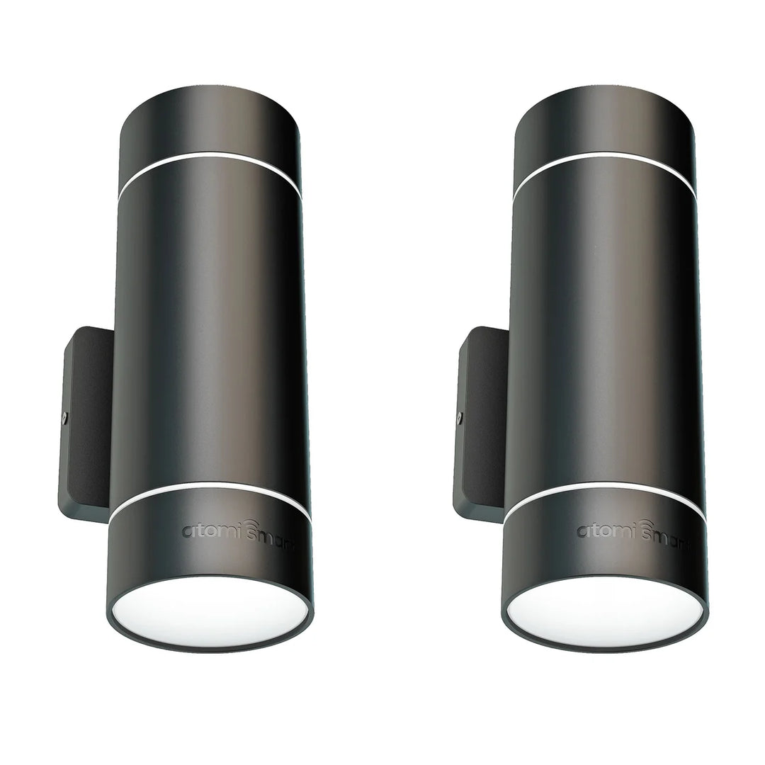 Atomi Smart Wi-Fi Wall Light Sconce, 2-pack