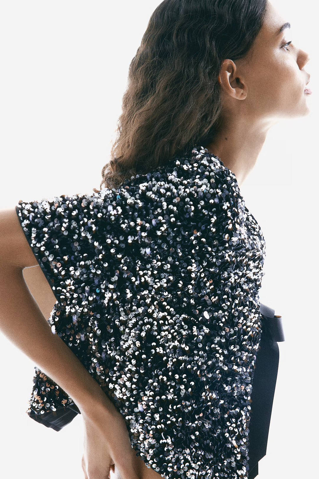 H&M Sequined Blouse