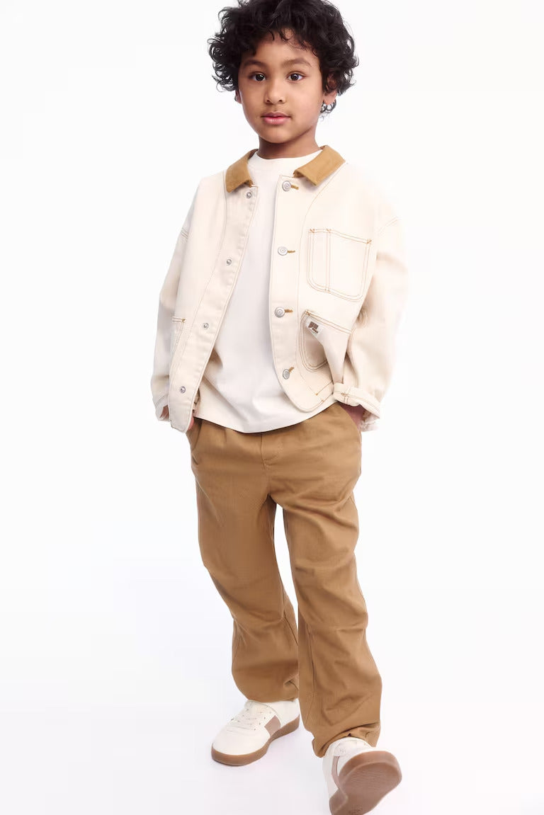 H&M TWILL JOGGERS