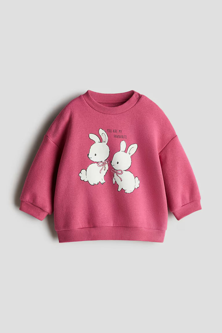 H&M PRINTED SWEATSHIRT