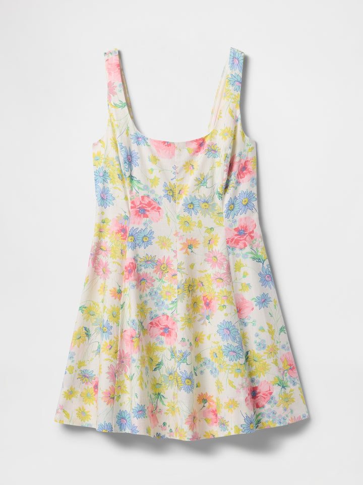 Gap Linen-Blend Mini Dress