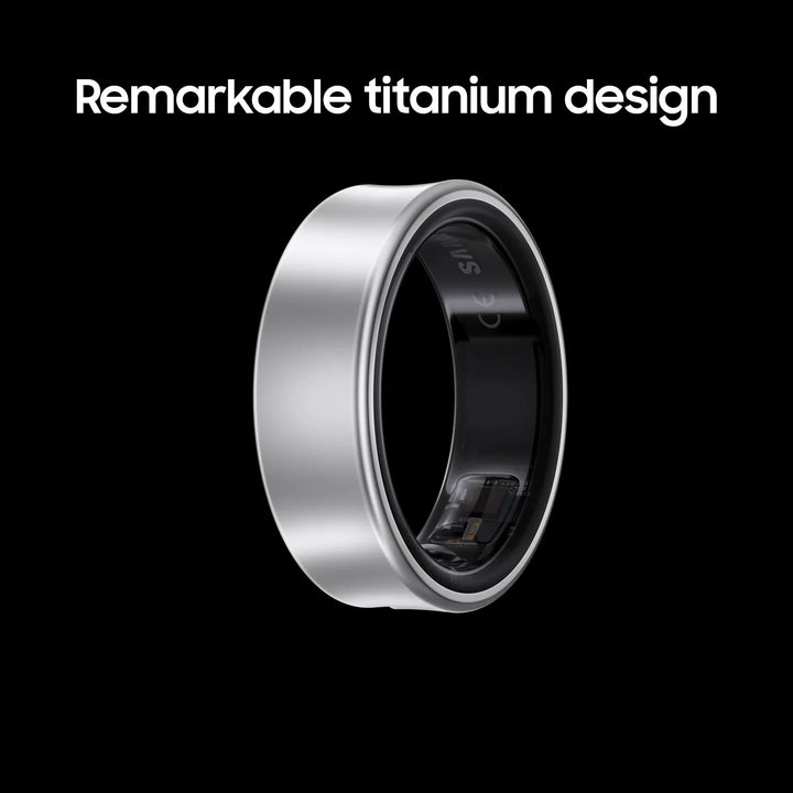 Samsung Galaxy Ring, AI Smart Ring, Size 8, Titanium Gold