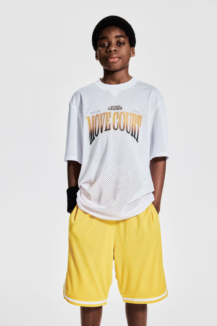 H&M Printed Mesh Sports Shirt with DryMove™