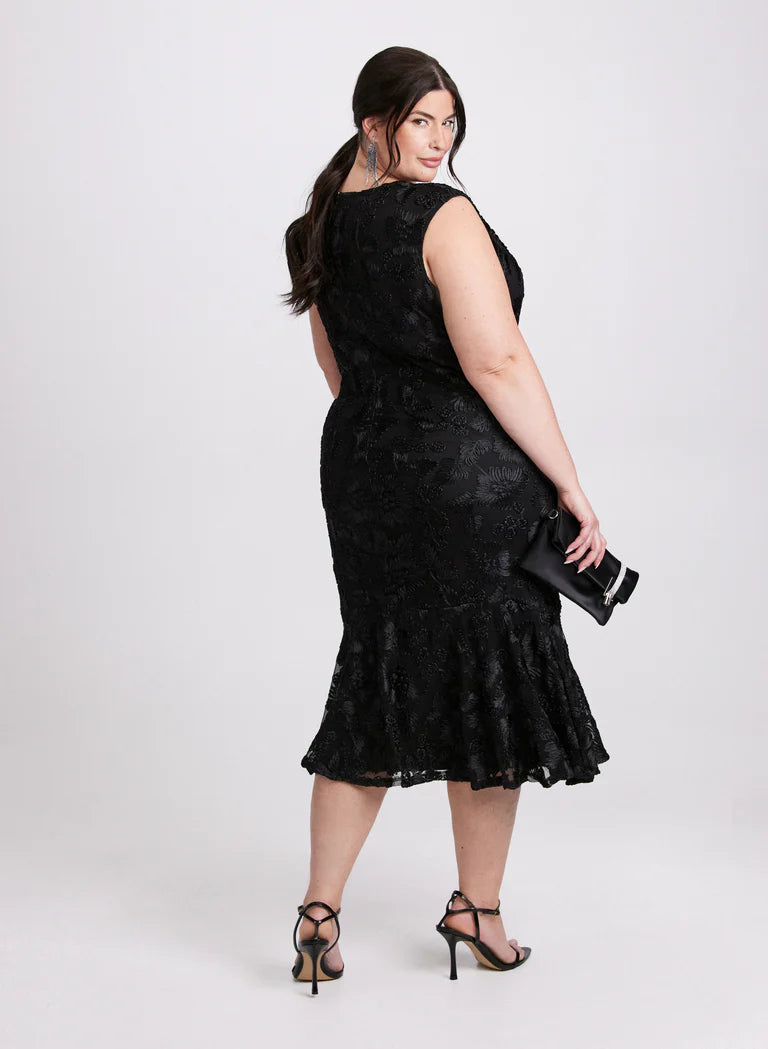 LAURA Soutache Lace Embroidered Dress