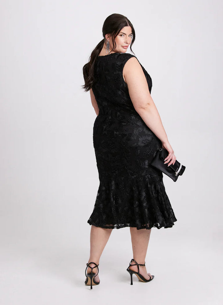 LAURA Soutache Lace Embroidered Dress