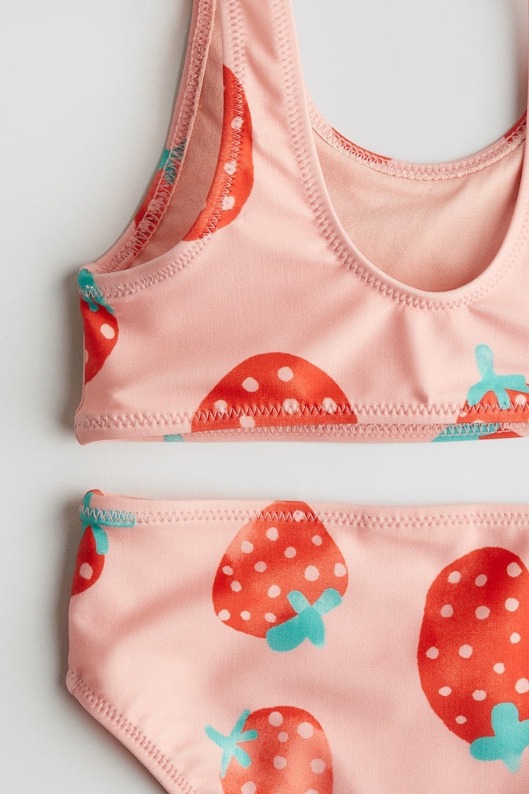 H&M Printed Two-Piece Swimsuit