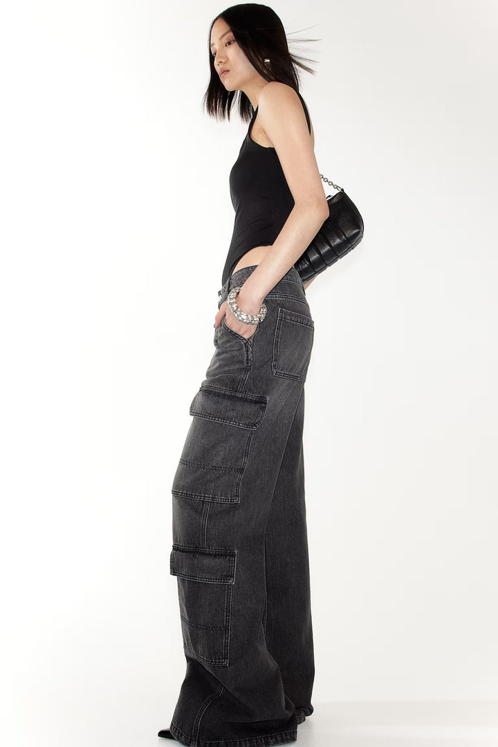 H&M Denim Cargo Pants