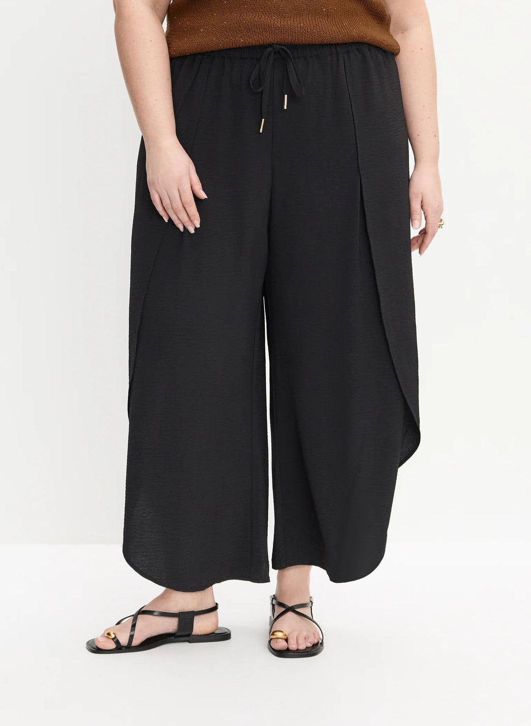 LAURA Melanie Lyne - Wrap-Effect Parachute Pants