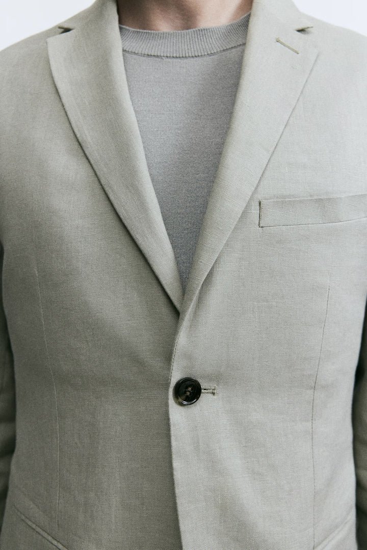 H&M Slim-Fit Linen Jacket
