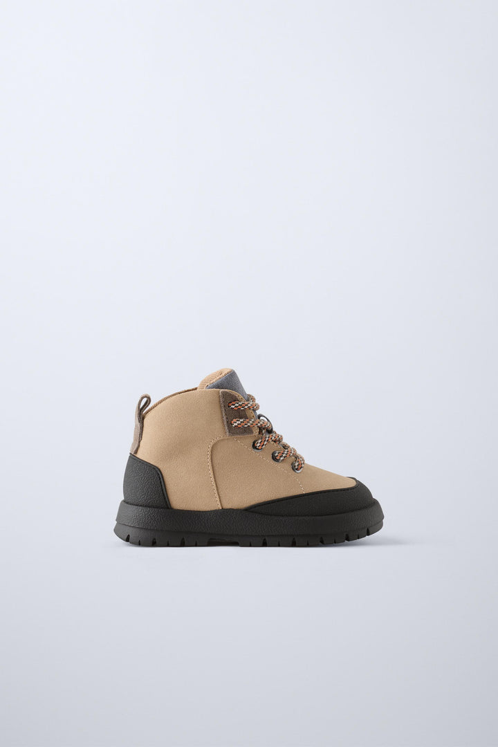ZARA CHUNKY LACE-UP BOOTS