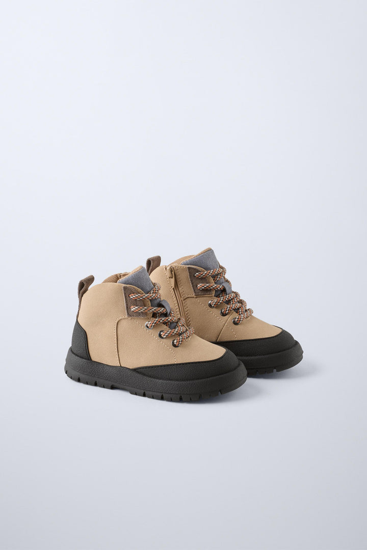 ZARA CHUNKY LACE-UP BOOTS