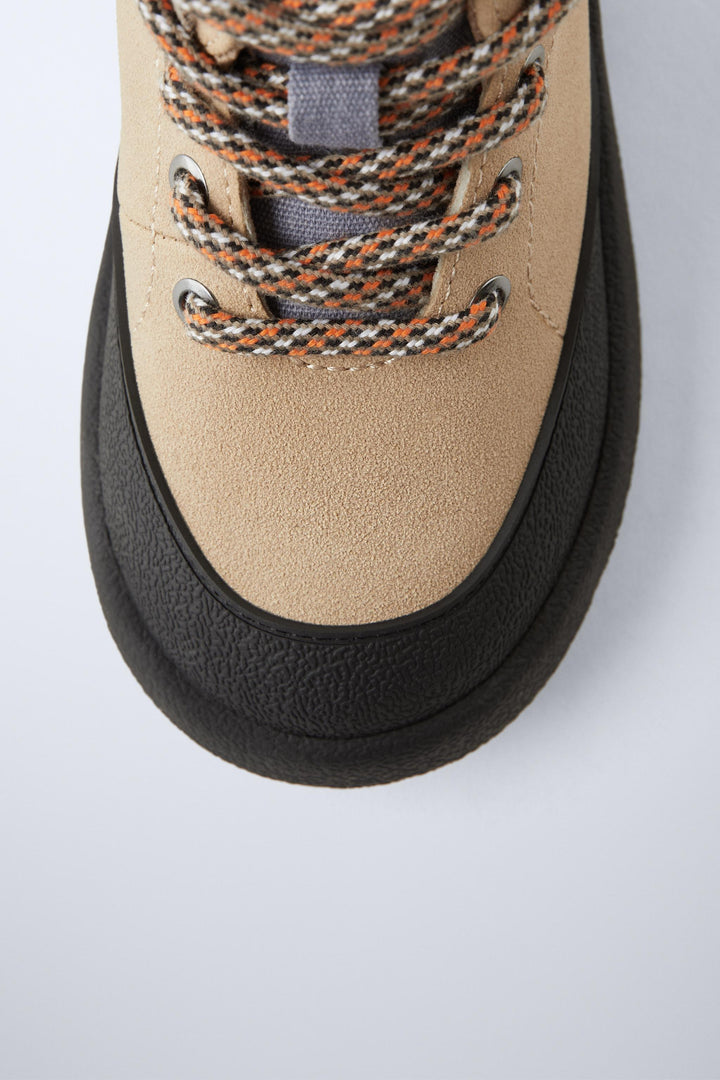 ZARA CHUNKY LACE-UP BOOTS