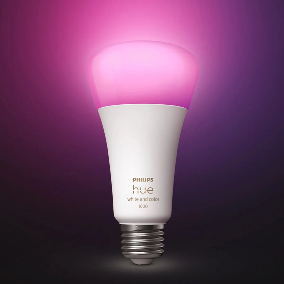 Philips Hue 100W White and Color Ambiance A21 LED Bulbs 2-pack