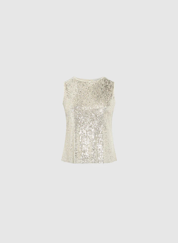 LAURA Melanie Lyne - Sequin Embellished Tank Top