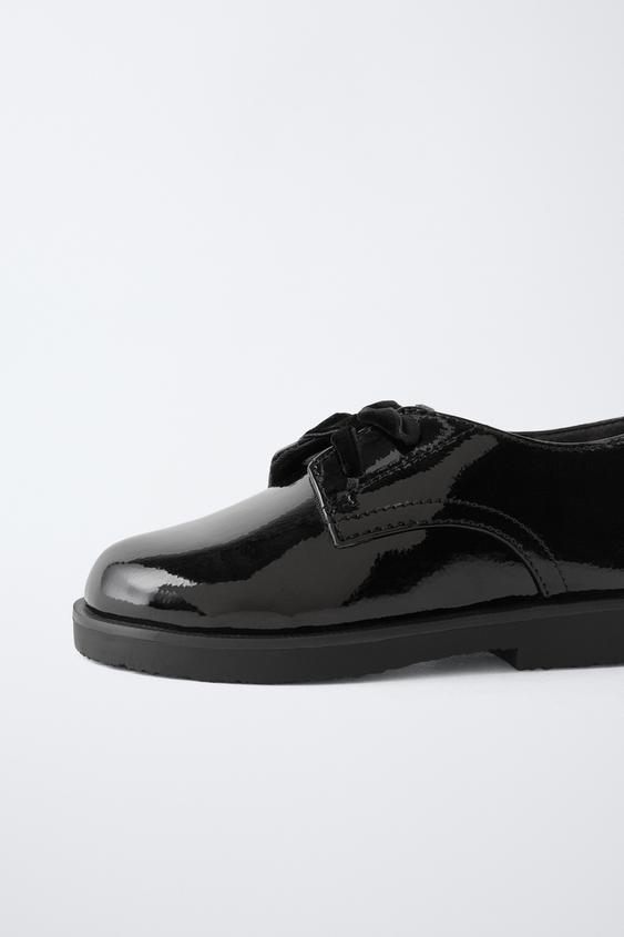 Zara BOW DERBY SHOES