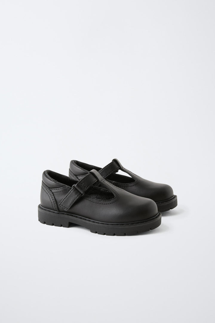 ZARA LEATHER OXFORD SHOES