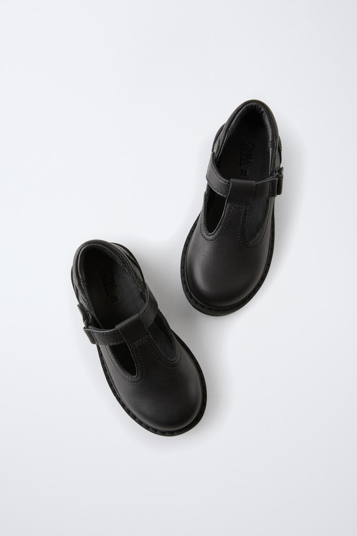 ZARA LEATHER OXFORD SHOES