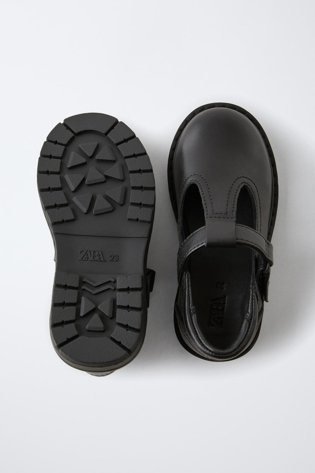 ZARA LEATHER OXFORD SHOES