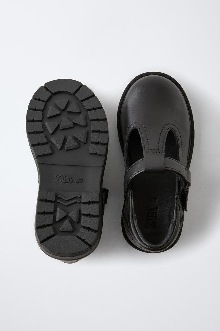 ZARA LEATHER OXFORD SHOES