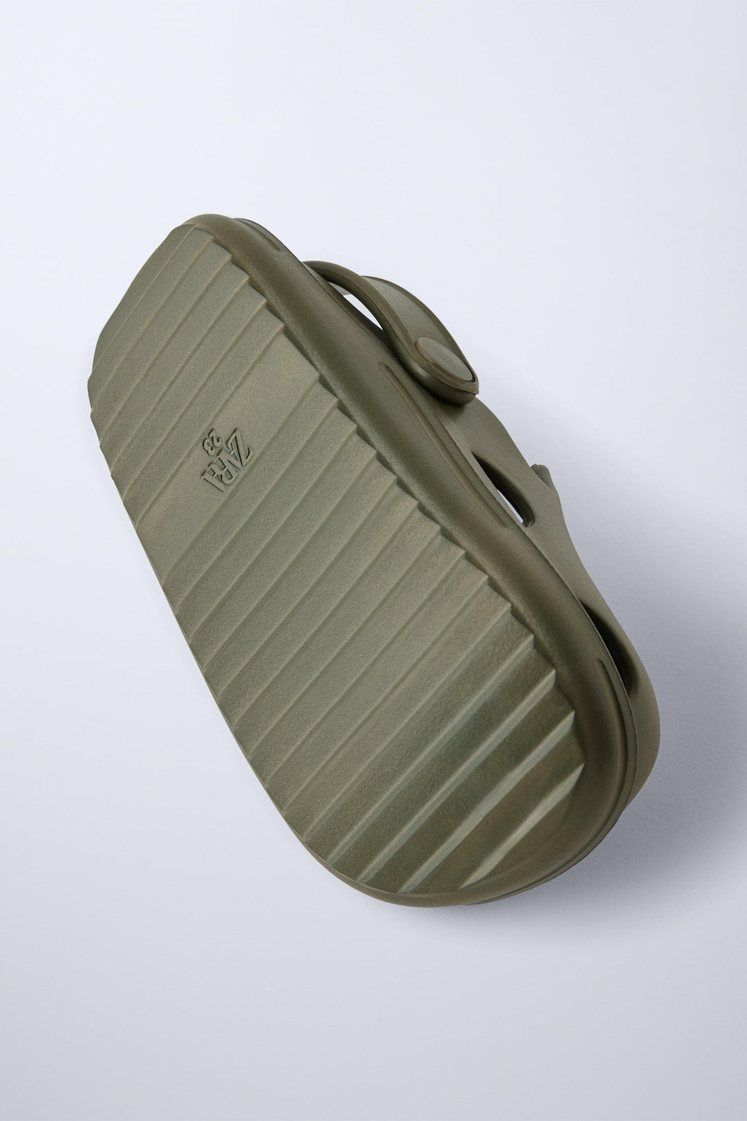 Zara Rubber pool clogs. Back elastic strap for a better fit. Rubber soles.