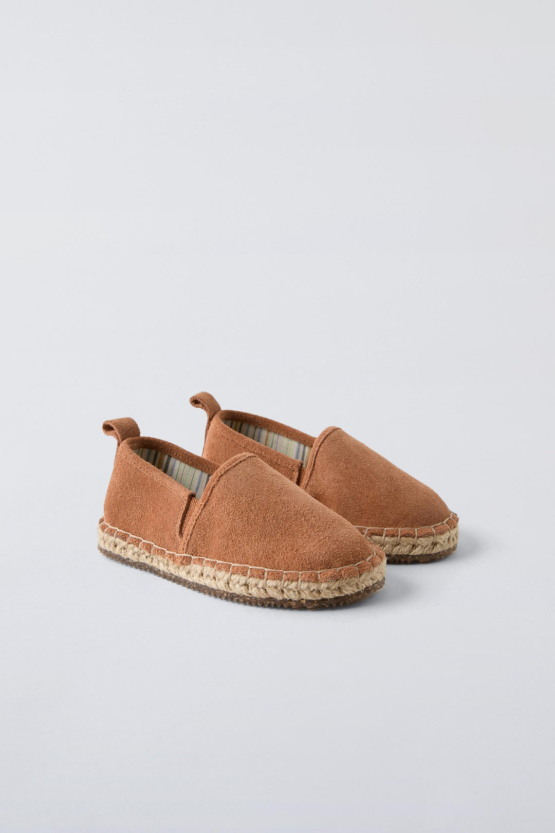 ZARA LEATHER JUTE LOAFERS