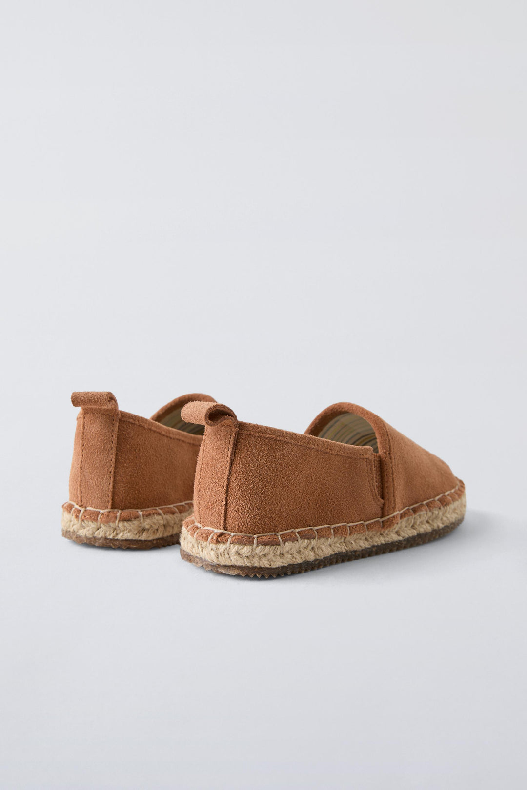 ZARA LEATHER JUTE LOAFERS