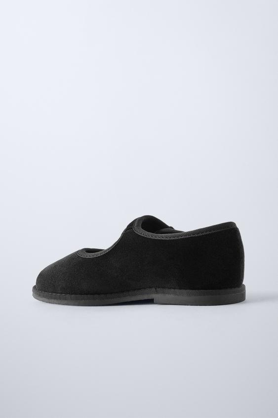 Zara VELVET MARY JANES