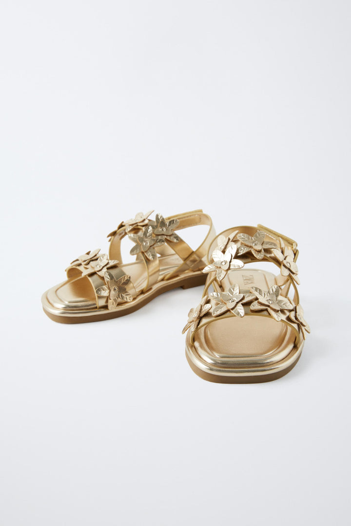 ZARA FLORAL SANDALS