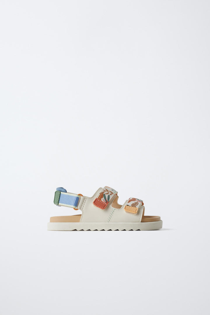 ZARA RUBBERIZED SANDALS