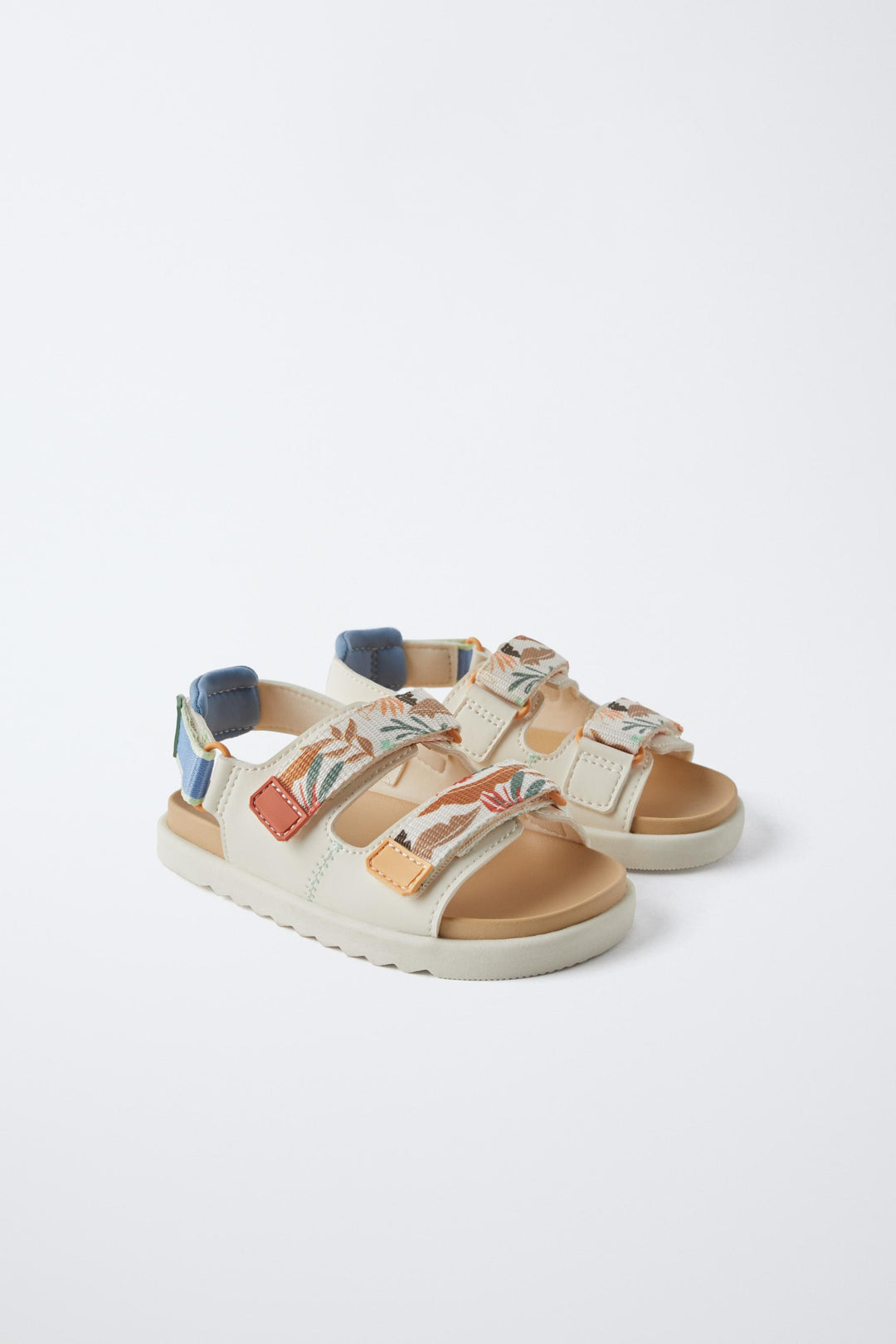 ZARA RUBBERIZED SANDALS