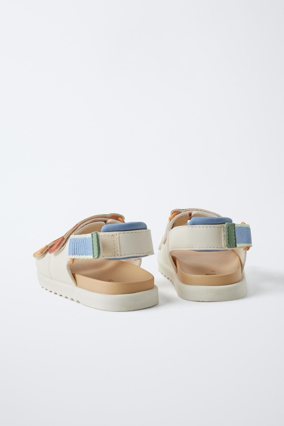 ZARA RUBBERIZED SANDALS