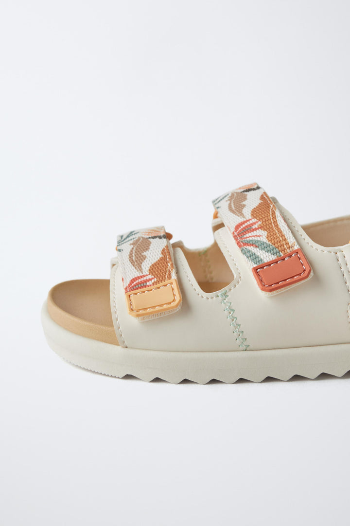 ZARA RUBBERIZED SANDALS