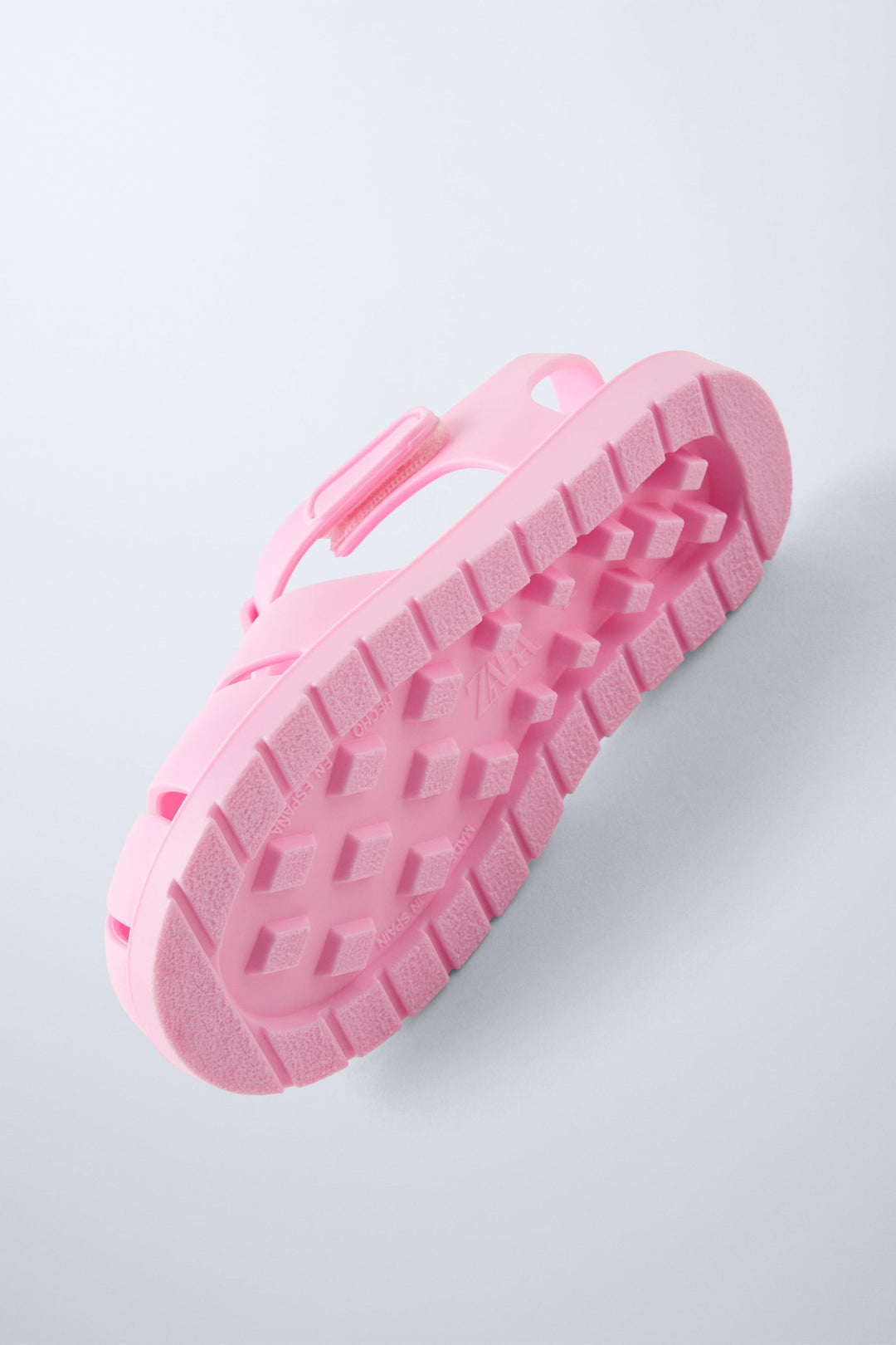ZARA RUBBERIZED CAGE SANDALS