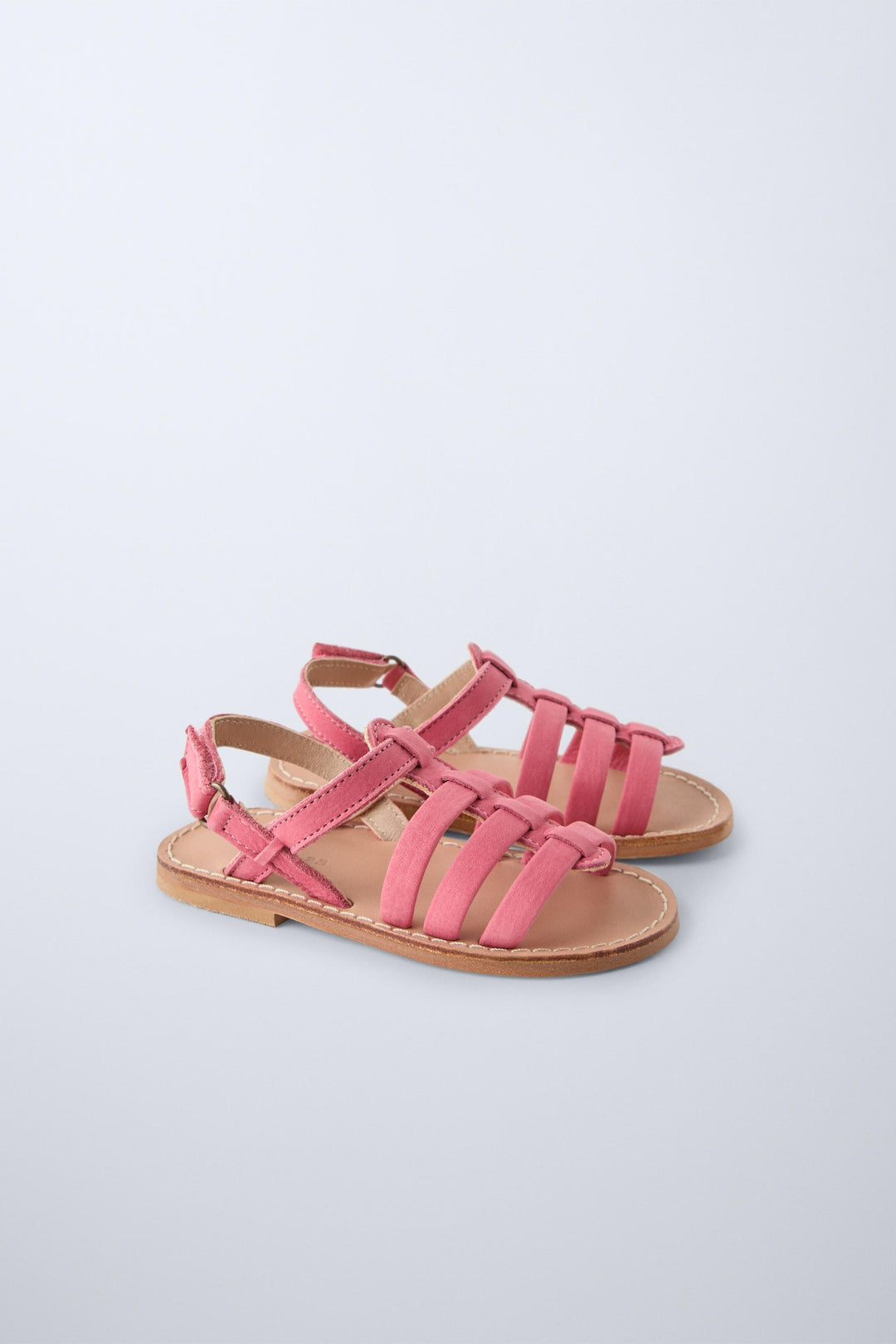 ZARA LEATHER SANDALS WITH STRAPS