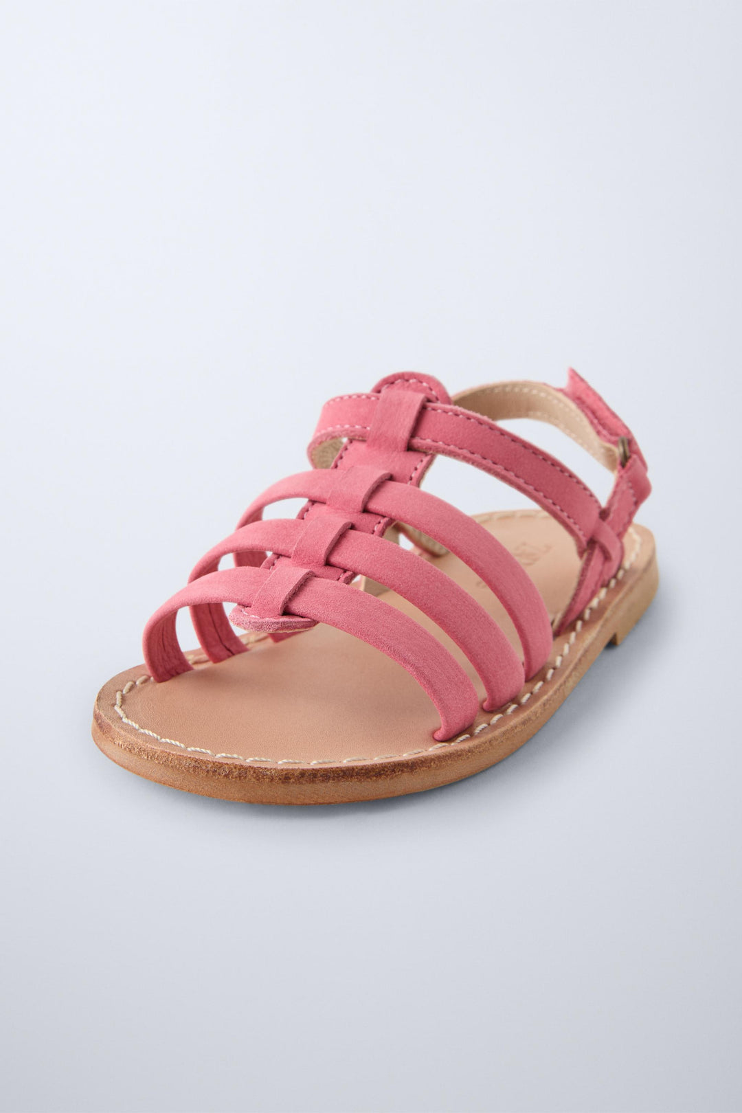 ZARA LEATHER SANDALS WITH STRAPS